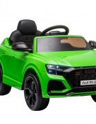 Audi Masinuta electrica pentru copii RS Q8 Green 70W cu echipare premiumacumulator 12V7Ah detasabilscaun pieleroti din cauciuc evaoglinzi retrovizoaresuspensiilumini ledradio mp3 playerusbsarcina maxima 25 kg