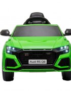 Audi Masinuta electrica pentru copii RS Q8 Green 70W cu echipare premiumacumulator 12V7Ah detasabilscaun pieleroti din cauciuc evaoglinzi retrovizoaresuspensiilumini ledradio mp3 playerusbsarcina maxima 25 kg