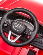 Audi Masinuta electrica pentru copii RS Q8 Red 70W cu echipare premiumacumulator 12V7Ah detasabilscaun pieleroti din cauciuc evaoglinzi retrovizoaresuspensiilumini ledradio mp3 playerusbsarcina maxima 25 kg