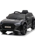 Audi Masinuta electrica pentru copii RS6 Black cu roti EVA 70W telecomanda pornire la buton roti Eva si scaun piele