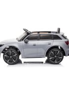 Audi Masinuta electrica pentru copii RS6 Grey cu roti EVA 70W telecomanda pornire la buton roti Eva si scaun piele