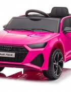 Audi Masinuta electrica pentru copii RS6 Pink cu roti EVA 70W telecomanda pornire la buton roti Eva si scaun piele