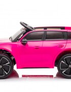 Audi Masinuta electrica pentru copii RS6 Pink cu roti EVA 70W telecomanda pornire la buton roti Eva si scaun piele