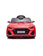 Audi Masinuta electrica pentru copii RS6 Red cu roti EVA 70W telecomanda pornire la buton roti Eva si scaun piele