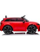 Audi Masinuta electrica pentru copii RS6 Red cu roti EVA 70W telecomanda pornire la buton roti Eva si scaun piele