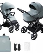AVIONAUT Carucior pentru copii Sirius Blue 2 in 1 cu suspensie maner telescopic geanta greutate admisa 22 kg
