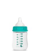 BABOO Biberon din sticla anticolici cu gat larg 150 ml 0 luni+