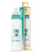 BABOO Biberon din sticla anticolici cu gat stramt 240 ml 3 luni+