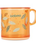 BABOO Cana cu fund antiderapant Portocaliu 170 ml 12 luni+