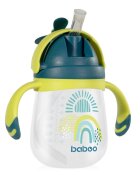 BABOO Cana cu tetina din silicon Lagoon Fiesta 240 ml 9 luni+