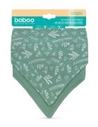 BABOO Set 2 bandane din muselina cu strat dublu Verde 0 luni+