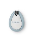 BABOO Set ingrijire unghii bebe cu forfecuta si unghiera Albastru 0 luni+