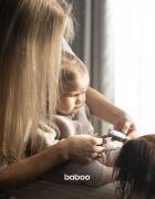BABOO Set ingrijire unghii bebe cu forfecuta si unghiera Albastru 0 luni+
