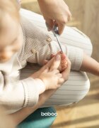 BABOO Set ingrijire unghii bebe cu forfecuta si unghiera Albastru 0 luni+