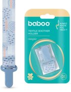 BABOO Suport pentru suzeta din material textil Bleu 0 luni+