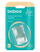 BABOO Suport pentru suzeta din material textil Verde 0 luni+
