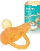 BABOO Suzeta rotunda din latex 0 luni+