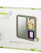 Baby Art Rama cu amprenta si oglinda white black