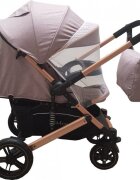 Baby Care Carucior pentru copii Pro 512 Gri cu Suspensii Cadru aluminiu Gold Maner reversibil Spatar reglabil in 5 trepte Frana picior Plasa insecte Geanta