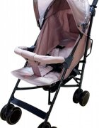 Baby Care Carucior pentru copii Pro 803 Crem pliere tip umbrela Sport Spatar reglabil in 7 trepte Pozitie somn Amortizoare Cadru din aluminiu