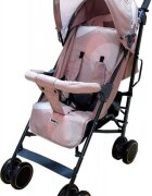Baby Care Carucior pentru copii Pro 803 Crem pliere tip umbrela Sport Spatar reglabil in 7 trepte Pozitie somn Amortizoare Cadru din aluminiu
