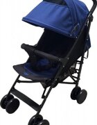 Baby Care Carucior pentru copii Pro 803B Albastru pliere tip umbrela Sport Spatar reglabil in 7 trepte Pozitie somn Amortizoare Cadru din aluminiu