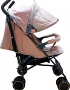 Baby Care Carucior pentru copii Pro 803B Beige pliere tip umbrela Sport Spatar reglabil in 7 trepte Pozitie somn Amortizoare Cadru din aluminiu