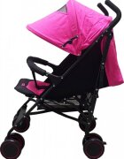 Baby Care Carucior pentru copii Pro 803B Fucsia pliere tip umbrela Sport Spatar reglabil in 7 trepte Pozitie somn Amortizoare Cadru din aluminiu
