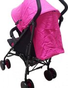 Baby Care Carucior pentru copii Pro 803B Fucsia pliere tip umbrela Sport Spatar reglabil in 7 trepte Pozitie somn Amortizoare Cadru din aluminiu