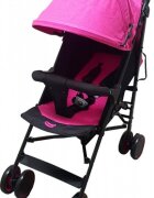 Baby Care Carucior pentru copii Pro 803B Fucsia pliere tip umbrela Sport Spatar reglabil in 7 trepte Pozitie somn Amortizoare Cadru din aluminiu