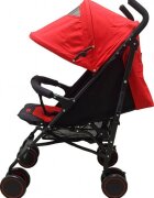 Baby Care Carucior pentru copii Pro 803B Rosu pliere tip umbrela Sport Spatar reglabil in 7 trepte Pozitie somn Amortizoare Cadru din aluminiu