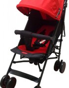 Baby Care Carucior pentru copii Pro 803B Rosu pliere tip umbrela Sport Spatar reglabil in 7 trepte Pozitie somn Amortizoare Cadru din aluminiu