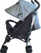 Baby Care Carucior pentru copii Pro 803B Verde Turquoise pliere tip umbrela Sport Spatar reglabil in 7 trepte Pozitie somn Amortizoare Cadru din aluminiu