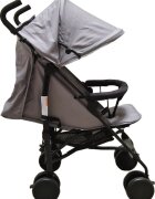 Baby Care Carucior pentru copii PRO 818B Gri sport tip umbrela Spatar reglabil in 7 trepte Pozitie somn Amortizoare Frana picior Pliabil