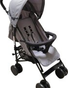 Baby Care Carucior pentru copii PRO 818B Gri sport tip umbrela Spatar reglabil in 7 trepte Pozitie somn Amortizoare Frana picior Pliabil