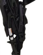 Baby Care Carucior pentru copii PRO 818B Negru sport tip umbrela Spatar reglabil in 7 trepte Pozitie somn Amortizoare Frana picior Pliabil