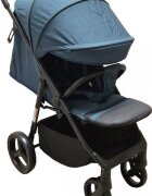 Baby Care Carucior pentru copii Pro S 508 Albastru Turquoise Cadru aluminiu Spatar reglabil in 3 trepte Husa picioare Frana picior Pliabil