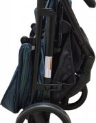 Baby Care Carucior pentru copii Pro S 508 Albastru Turquoise Cadru aluminiu Spatar reglabil in 3 trepte Husa picioare Frana picior Pliabil
