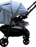 Baby Care Carucior pentru copii Pro SK10 Turquoise cu Maner reversibil Spatar reglabil in 3 trepte Frana picior Pliabil