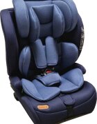 Baby Care Scaun auto cu Isofix Safety Plus Albastru 9-36 kg Omologare R-129 i-Size Tetiera reglabila Sistem de prindere in centura de siguranta Husa detasabila