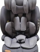 Baby Care Scaun auto cu Isofix Safety Plus Gri 9-36 kg Omologare R-129 i-Size Tetiera reglabila Sistem de prindere in centura de siguranta Husa detasabila