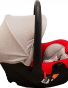 Baby Care Scaun auto Pro Rosu Gri 0-13 kg Maner reglabil Captuseala confortabila Omologare R-129 i-Size