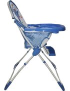 Baby Care Scaun de masa pentru copii Albastru pliabil centura de siguranta sezut comfortabil masuta detasabila