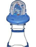 Baby Care Scaun de masa pentru copii Albastru pliabil centura de siguranta sezut comfortabil masuta detasabila
