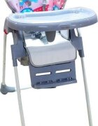 Baby Care Scaun de masa pentru copii CC Happy Friends Gri reglabil in 3 trepte pliabil centura de siguranta sezut confortabil masuta detasabila pozitie somn cosulet de depozitare