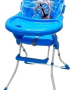 Baby Care Scaun de masa pentru copii CH Albastru Micul Marinar pliabil centura de siguranta sezut comfortabil masuta detasabila