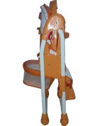 Baby Care Scaun de masa pentru copii Portocaliu reglabil in 3 trepte pliabil centura de siguranta sezut confortabil masuta detasabila