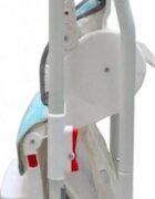 Baby Care Scaun de masa pentru copii si bebe CC Animalute Albastru reglabil in 3 trepte Pliabil Centura de siguranta Sezut confortabil Masuta detasabila Pozitie somn Cosulet de depozitare
