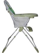 Baby Care Scaun de masa pentru copii Verde pliabil centura de siguranta sezut confortabil masuta detasabila