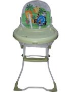 Baby Care Scaun de masa pentru copii Verde pliabil centura de siguranta sezut confortabil masuta detasabila